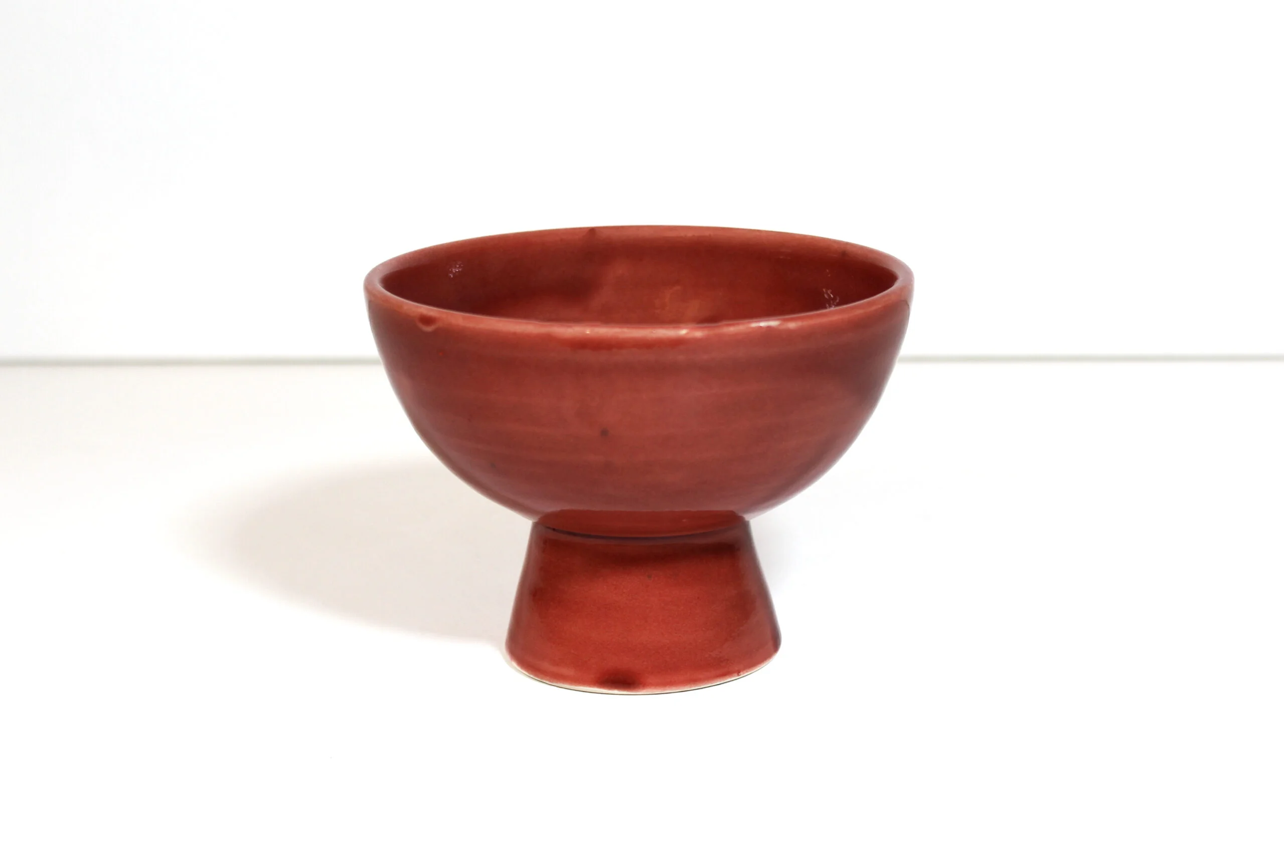 coupe a glace ou centre de table en ceramique artisanale
